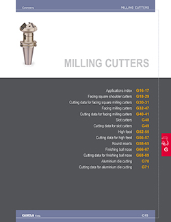 Catalogue - Milling cutters