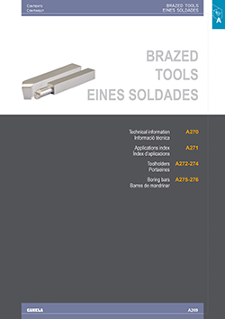 Catalogue - Brazed tools