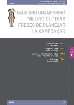 Catalogue - Face and chamfering milling cutters