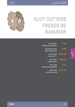 Catalogue - Slot cutters