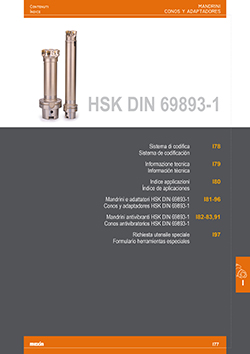 Catálogo - HSK DIN 69893-1