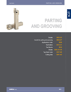 Parting and grooving