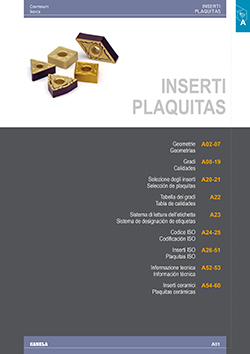 Catalogo - Inserti per tornitura