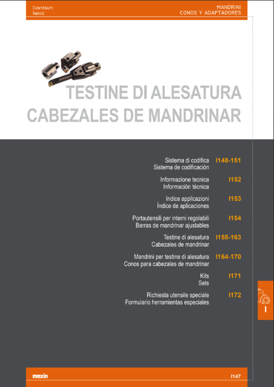 Testine di alesatura